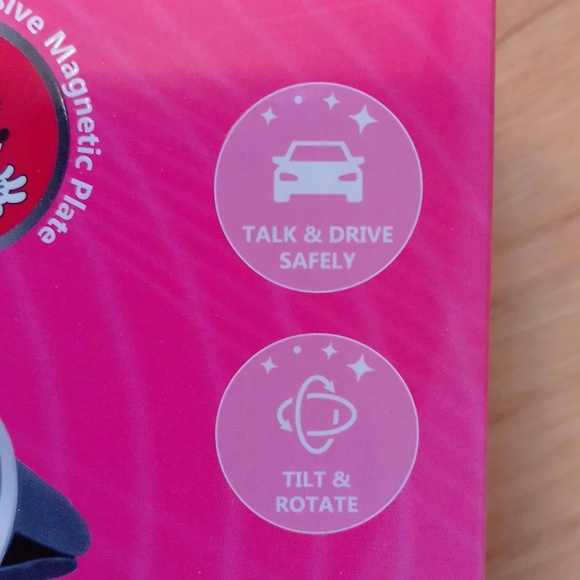 Disney Minnie Mouse Magnetic Car Vent Dash Mount 2-in-1 - Picture 4 of 12